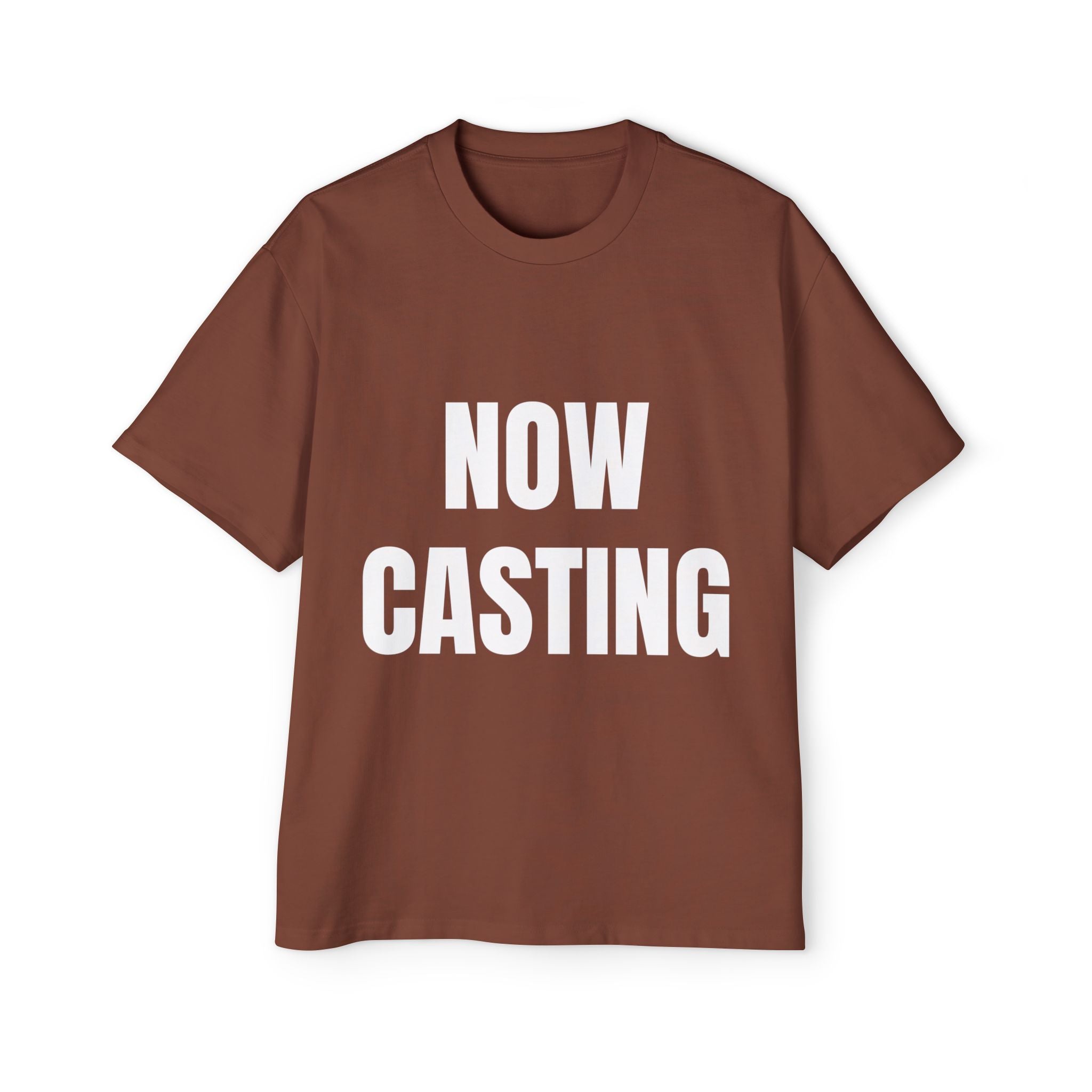 Now Casting Colorful Graphic Oversized Tee, Unisex