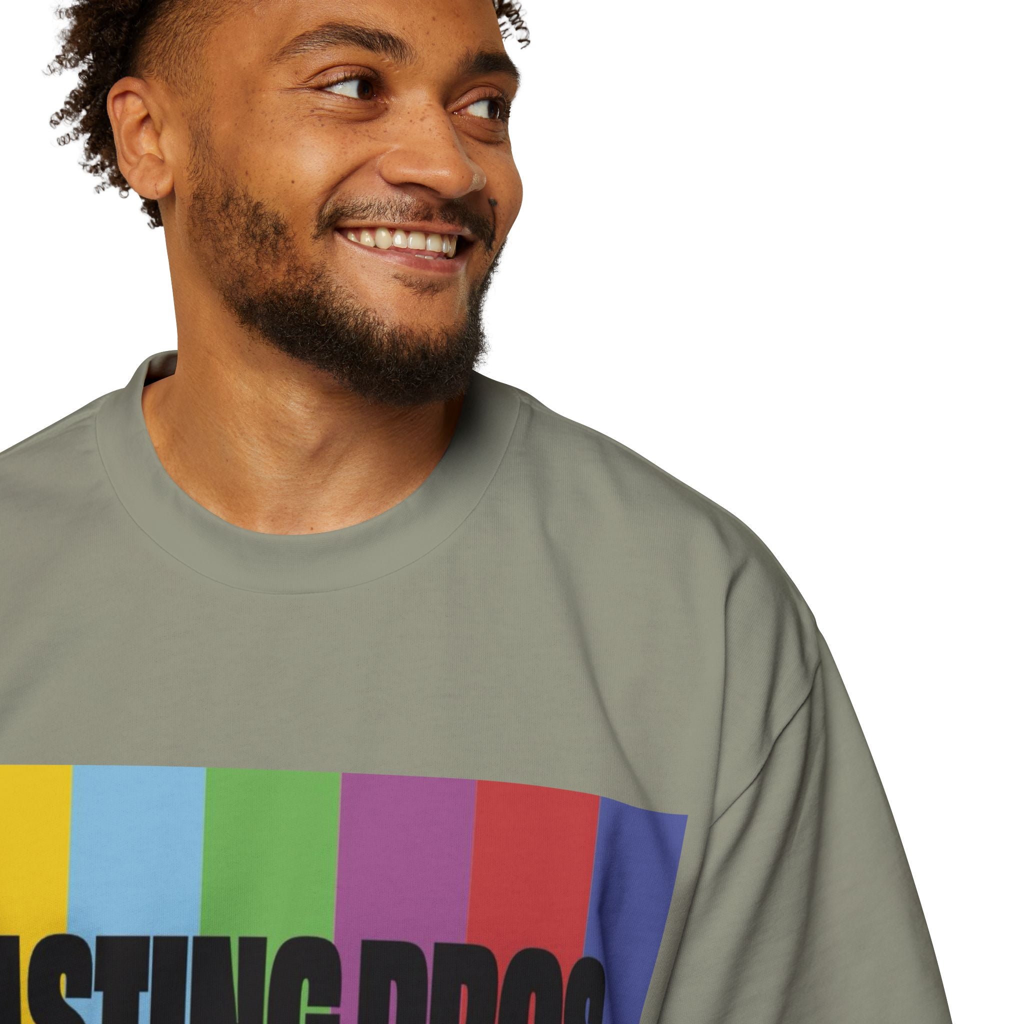 Casting Pros to Know Colorful Graphic Oversized Tee, Unisex