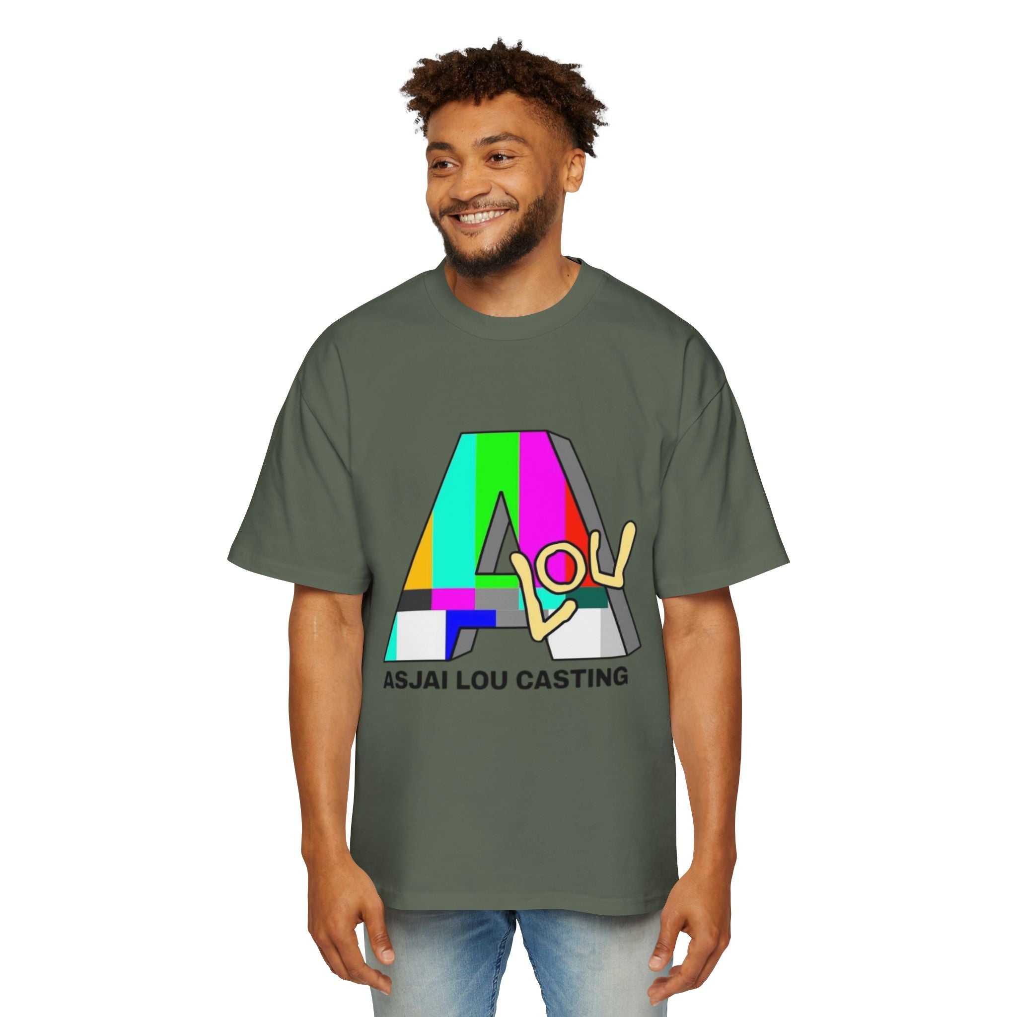 ALC Colorful Graphic Oversized Tee, Unisex