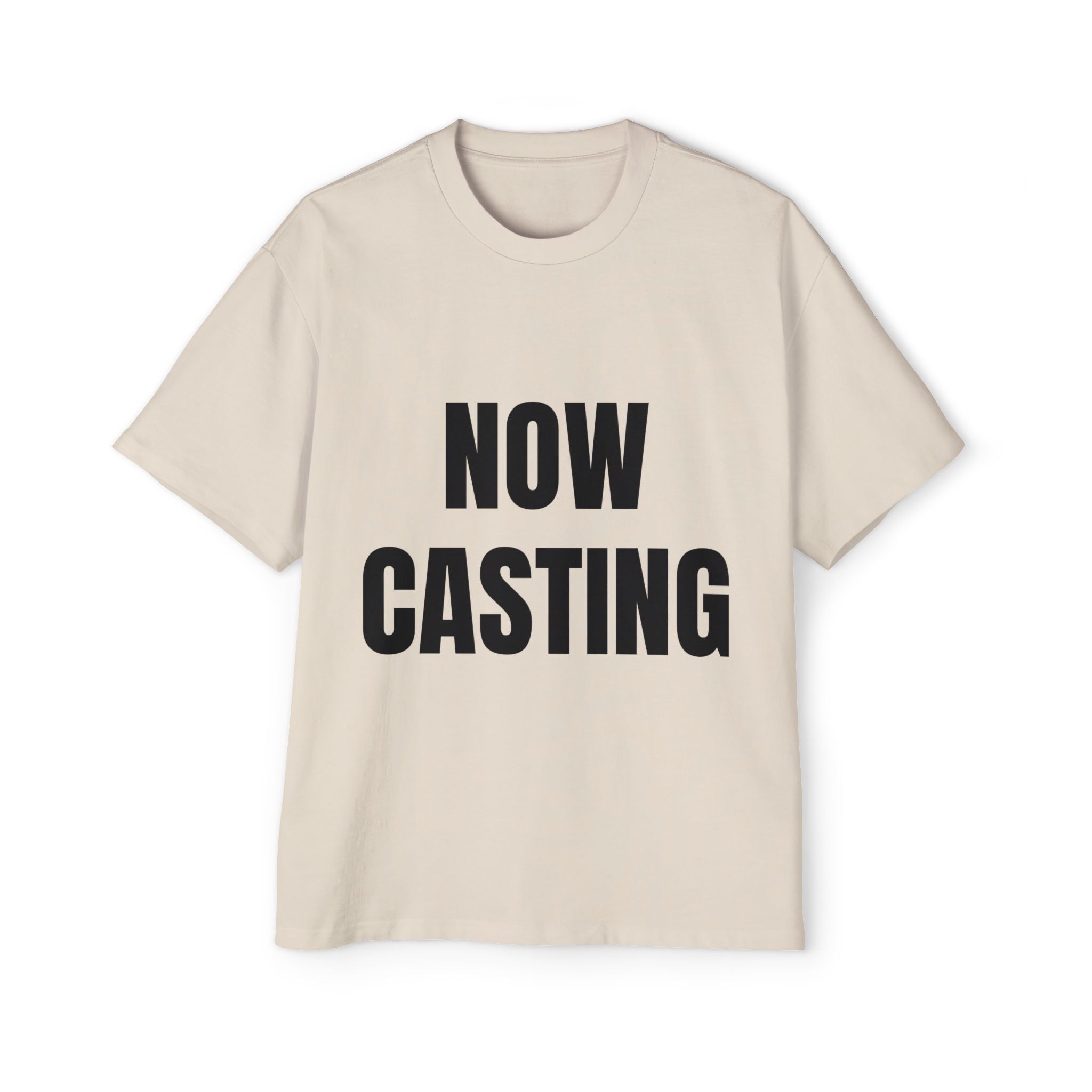 Now Casting Colorful Graphic Oversized Tee, Unisex