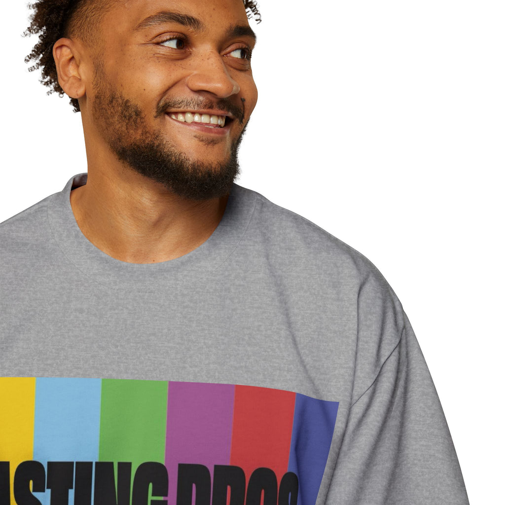 Casting Pros to Know Colorful Graphic Oversized Tee, Unisex