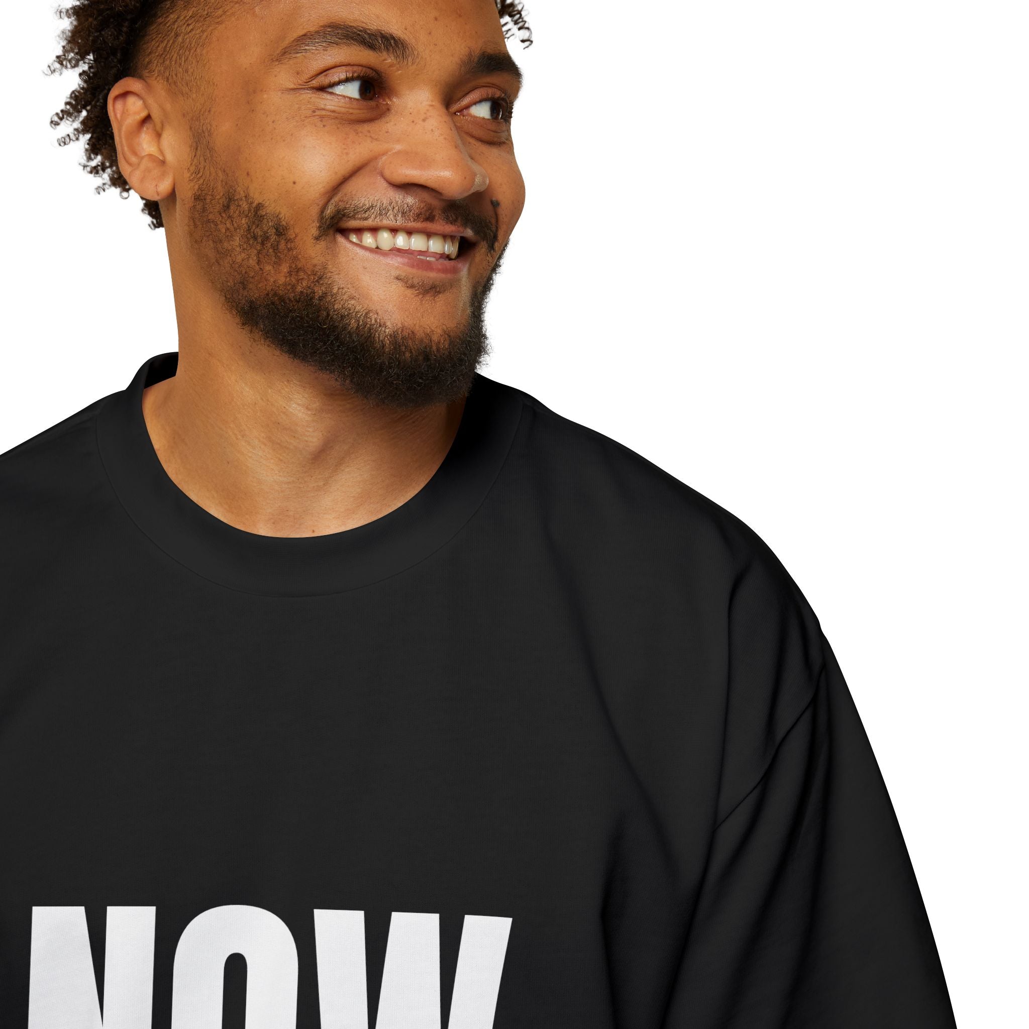 Now Casting Colorful Graphic Oversized Tee, Unisex