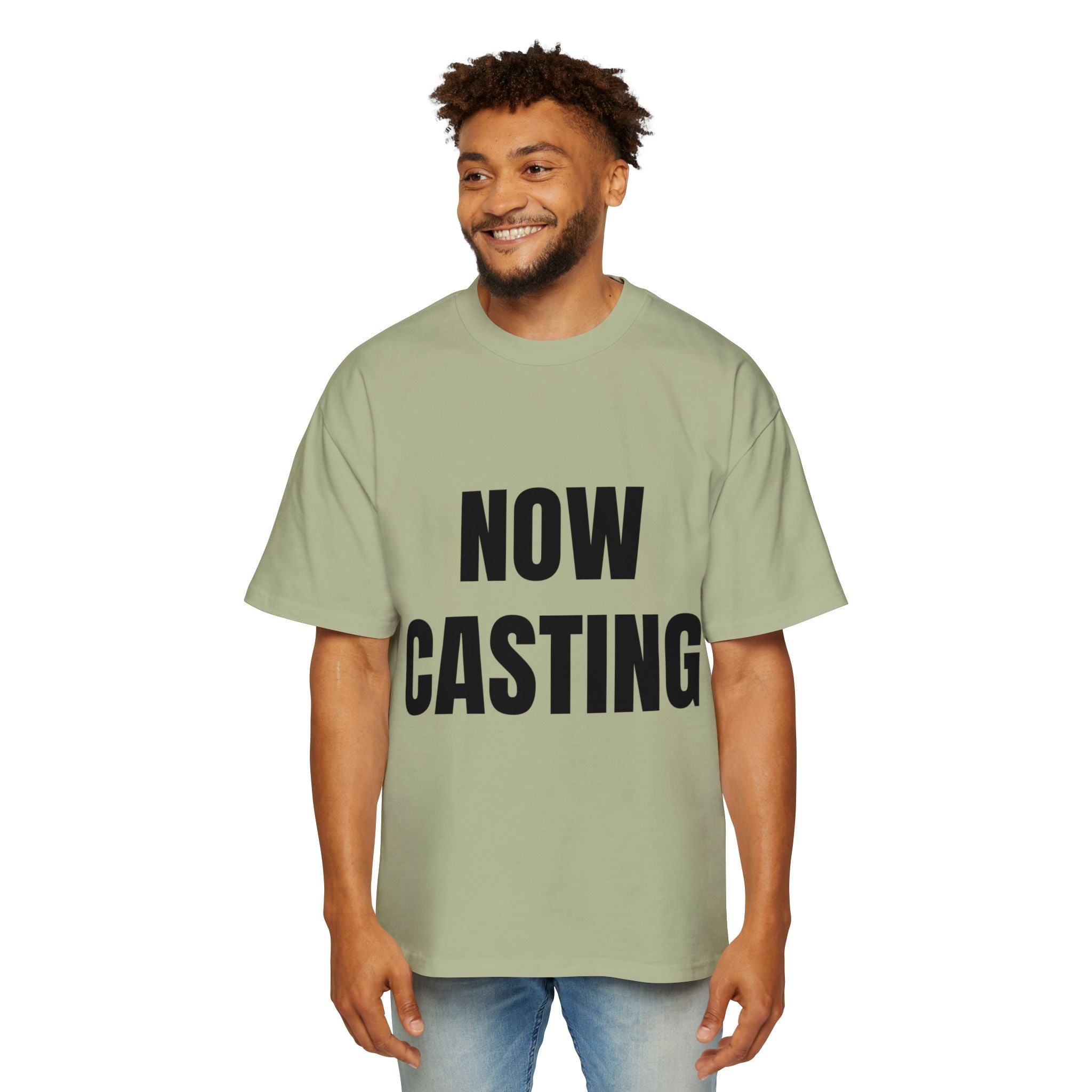 Now Casting Colorful Graphic Oversized Tee, Unisex
