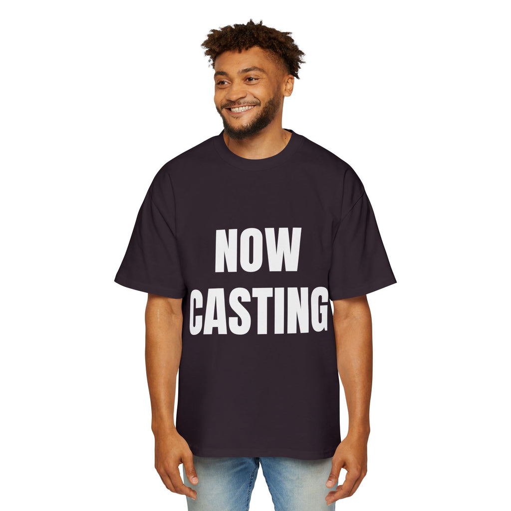 Now Casting Colorful Graphic Oversized Tee, Unisex
