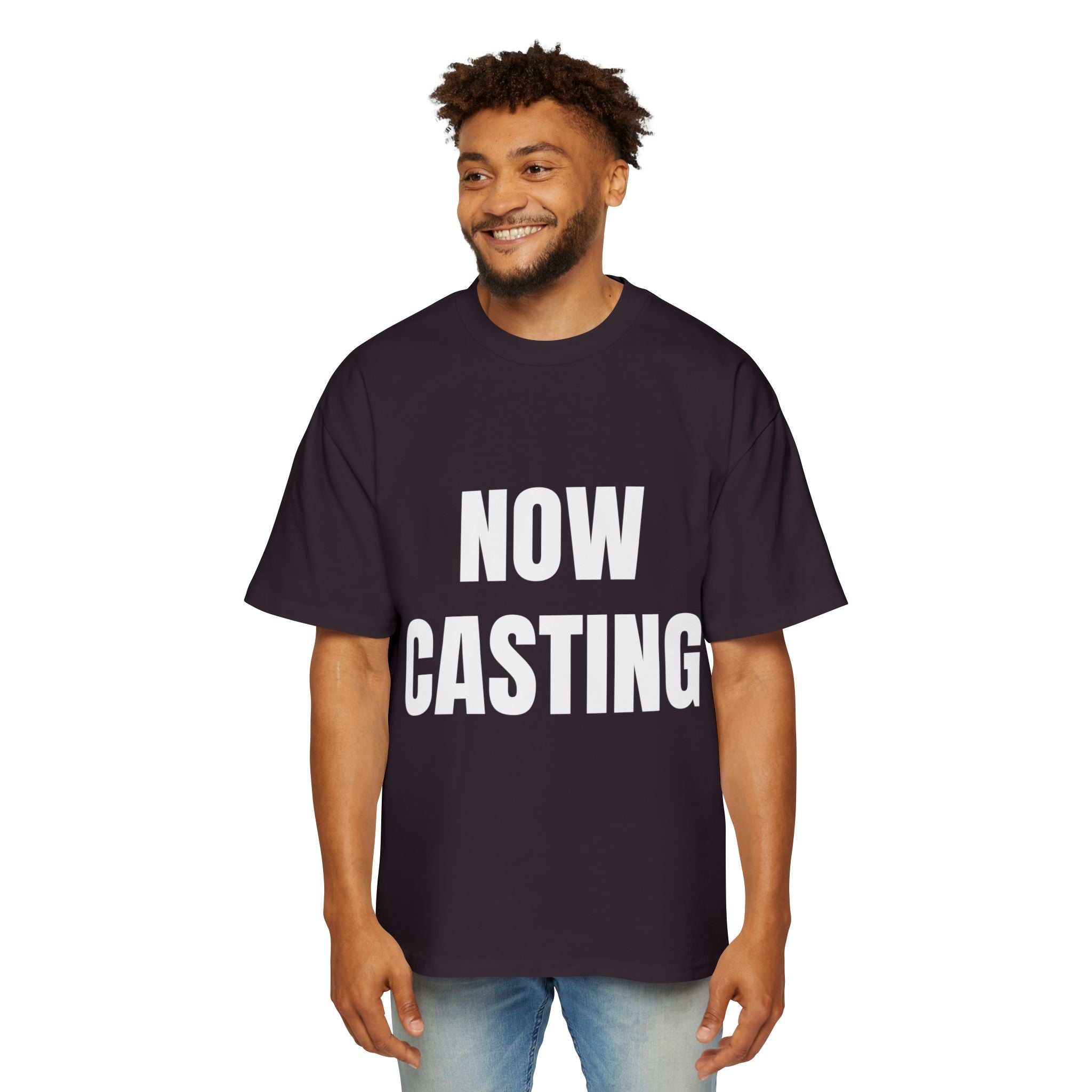 Now Casting Colorful Graphic Oversized Tee, Unisex