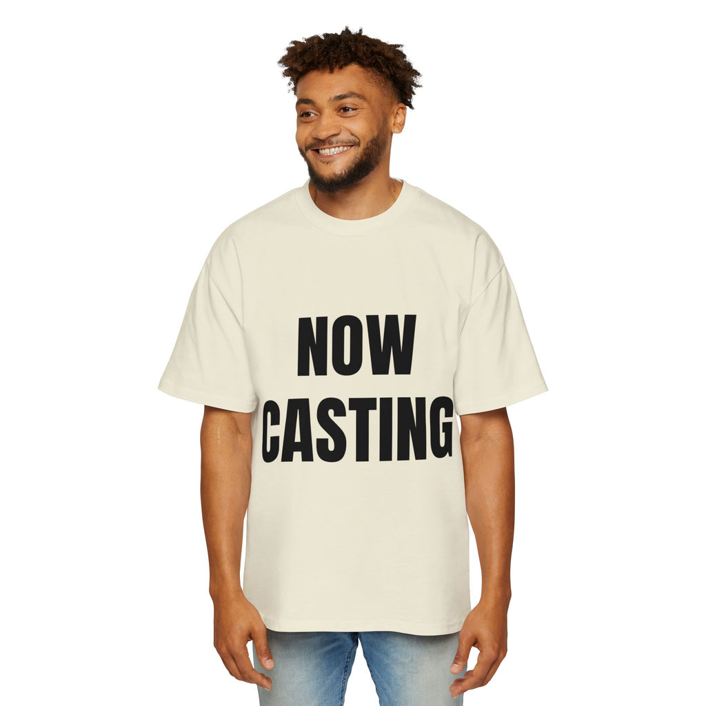Now Casting Colorful Graphic Oversized Tee, Unisex
