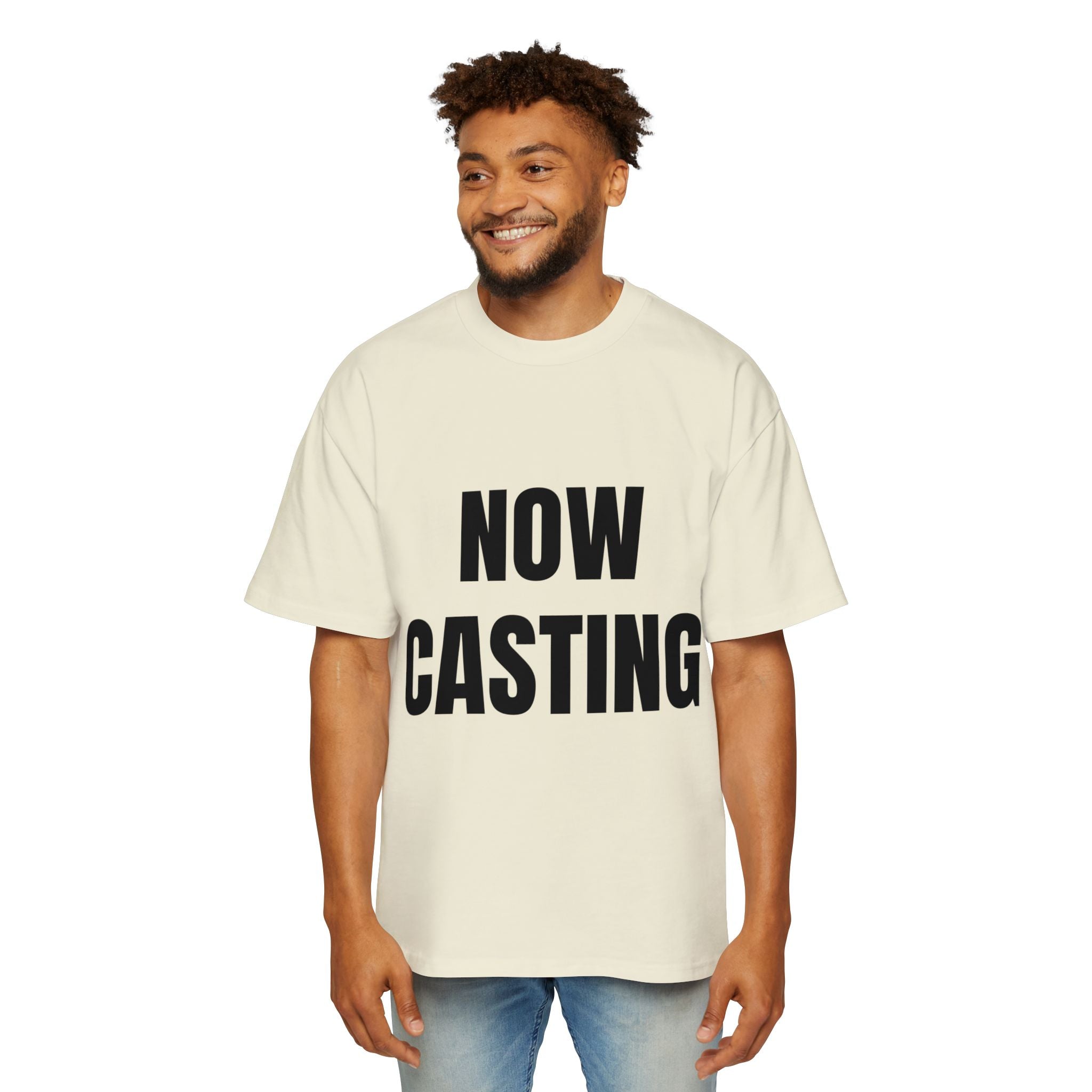 Now Casting Colorful Graphic Oversized Tee, Unisex