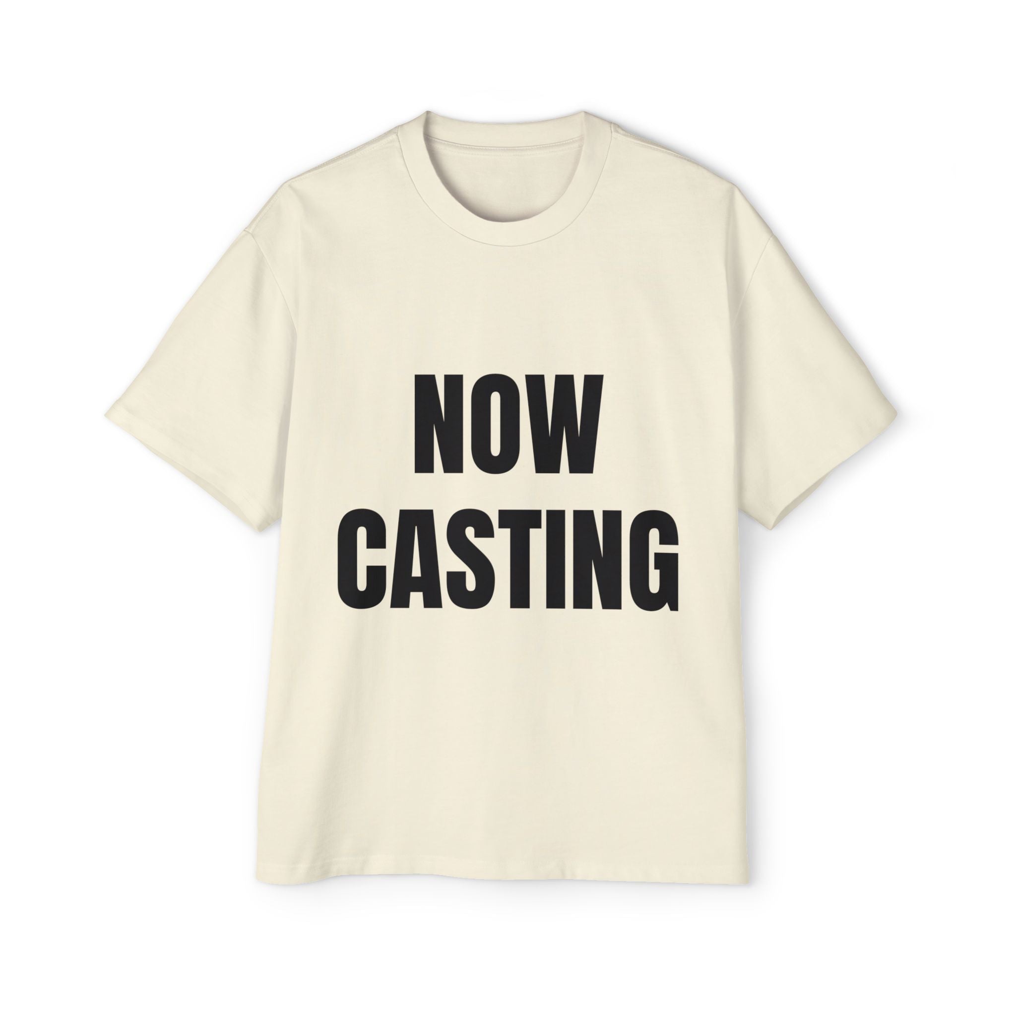Now Casting Colorful Graphic Oversized Tee, Unisex