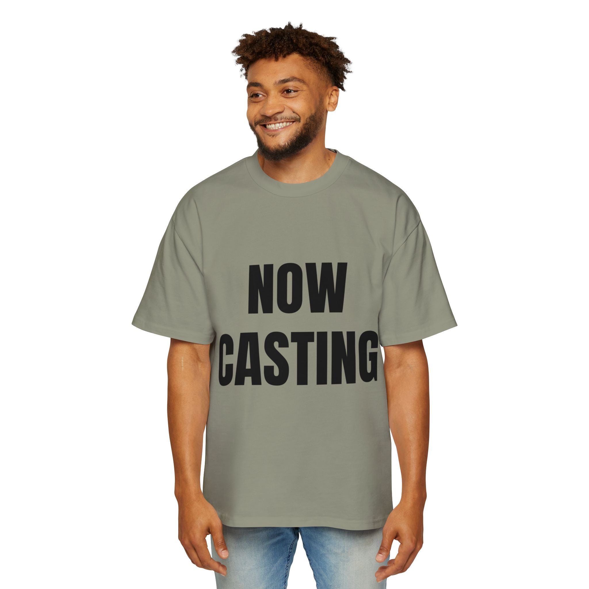 Now Casting Colorful Graphic Oversized Tee, Unisex