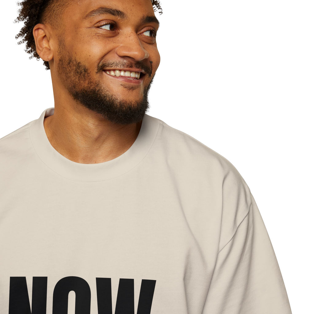 Now Casting Colorful Graphic Oversized Tee, Unisex