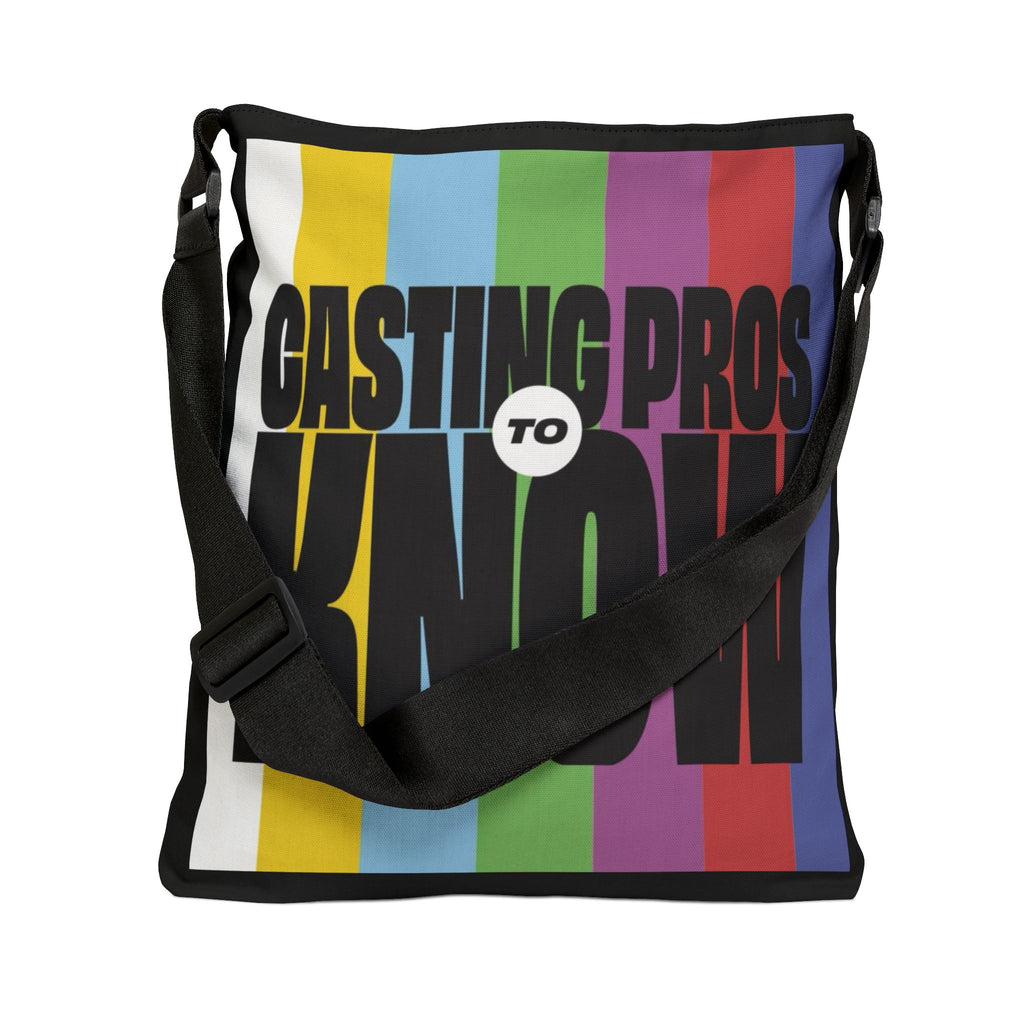 Casting Pros to Know Adjustable Tote Bag