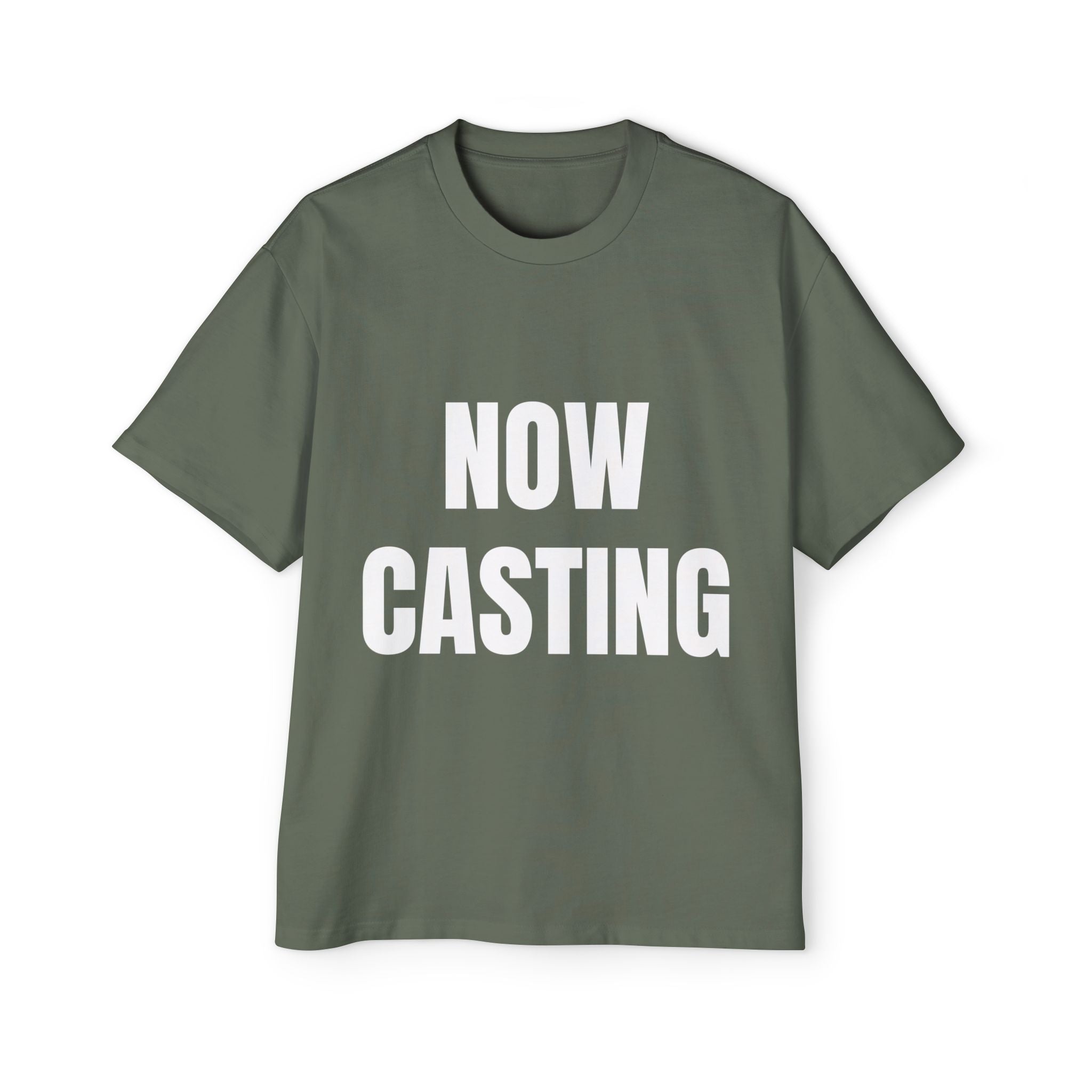Now Casting Colorful Graphic Oversized Tee, Unisex