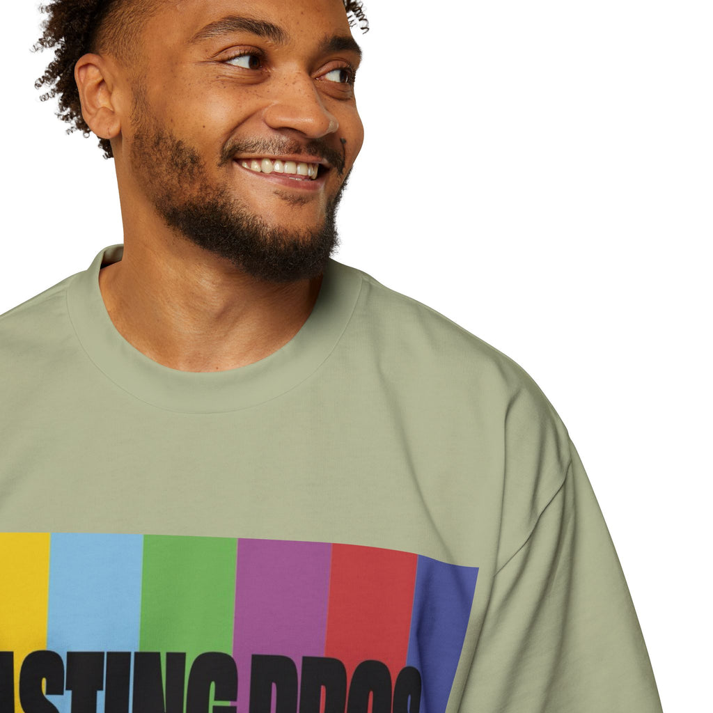 Casting Pros to Know Colorful Graphic Oversized Tee, Unisex