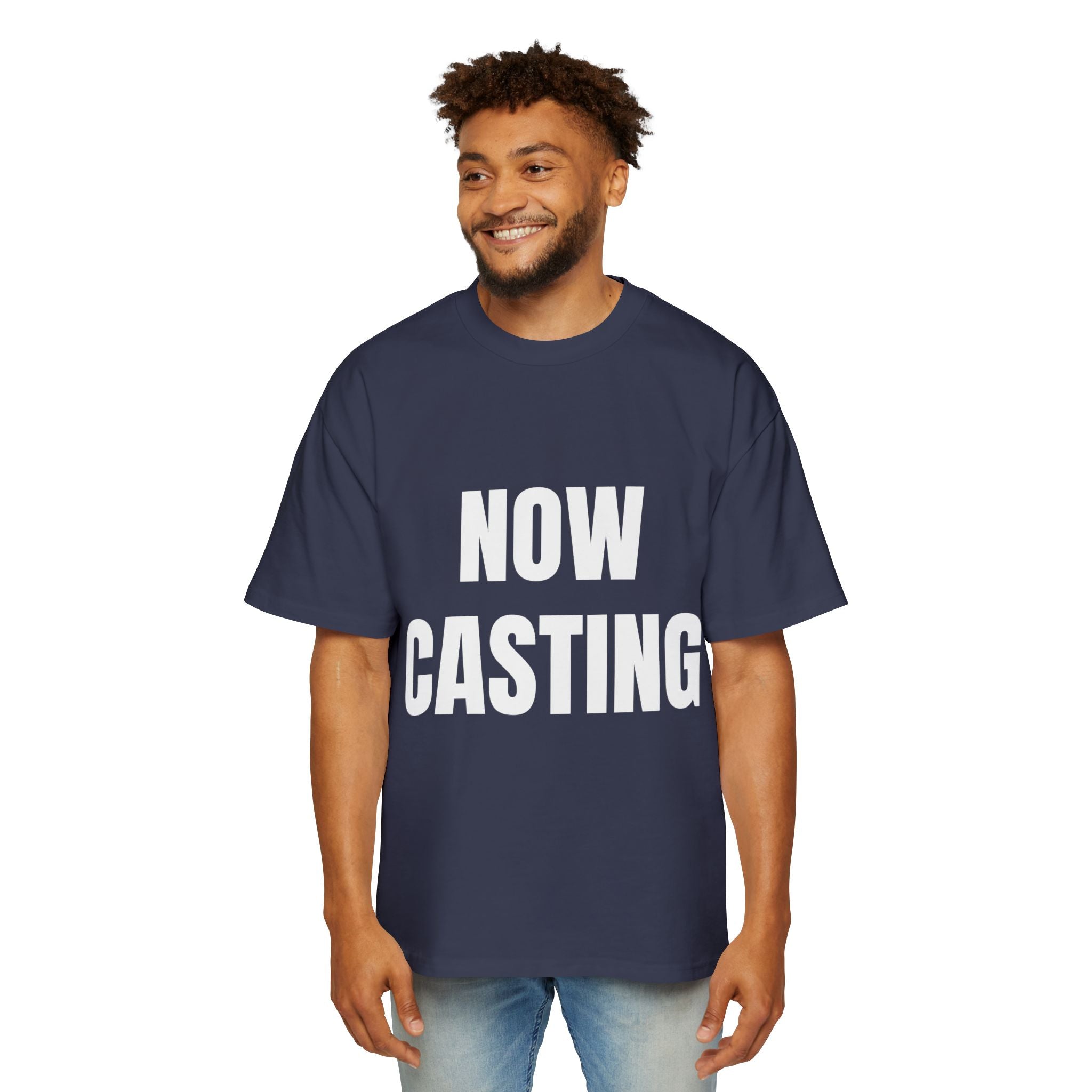 Now Casting Colorful Graphic Oversized Tee, Unisex