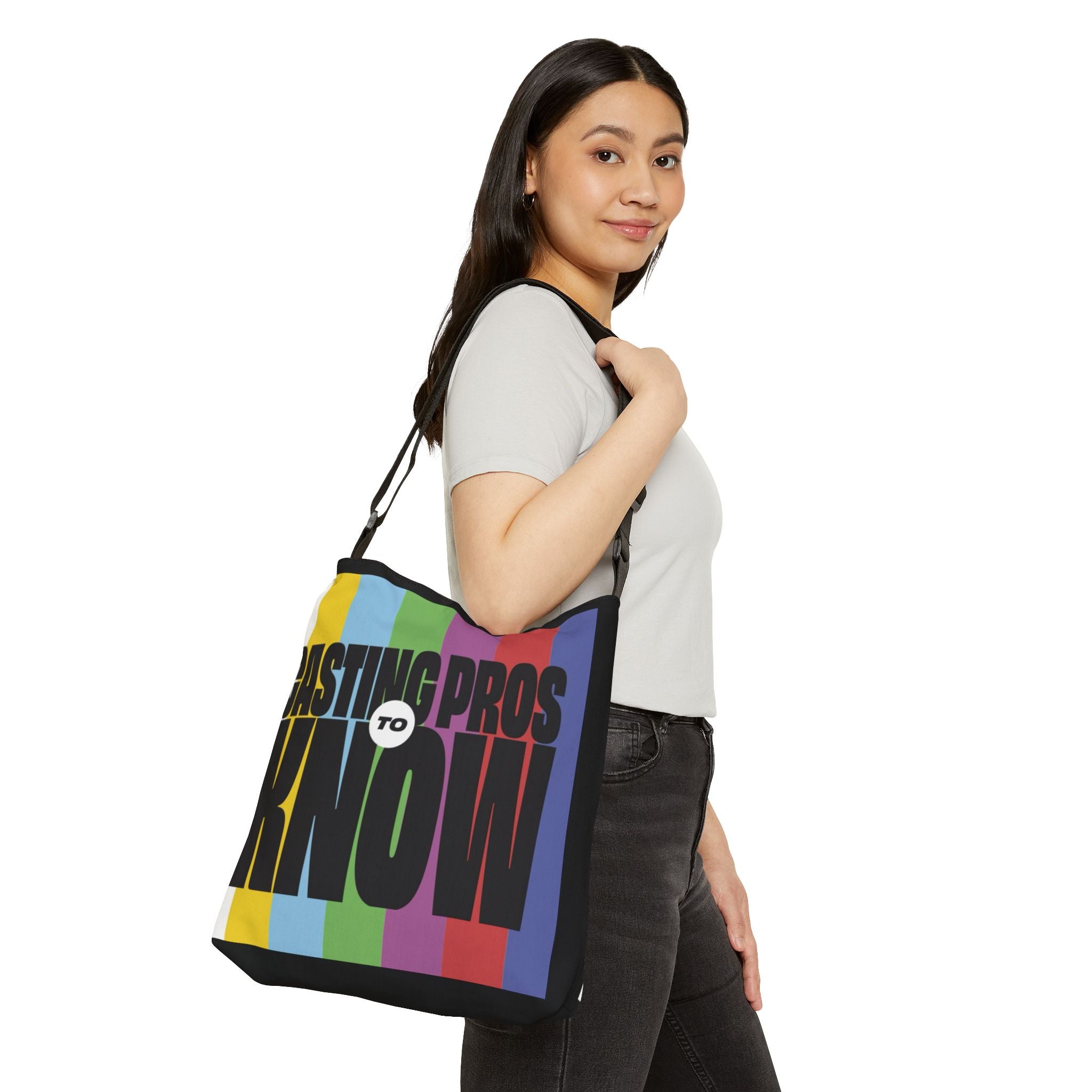 Casting Pros to Know Adjustable Tote Bag